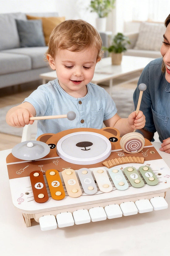 6-in-1 Wood Xylophone