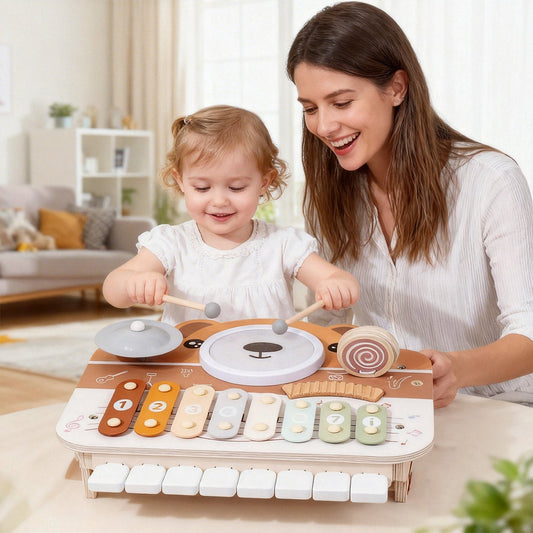 6-in-1 Wood Xylophone