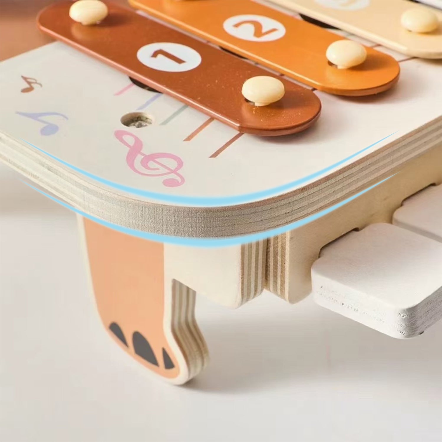 6-in-1 Wood Xylophone