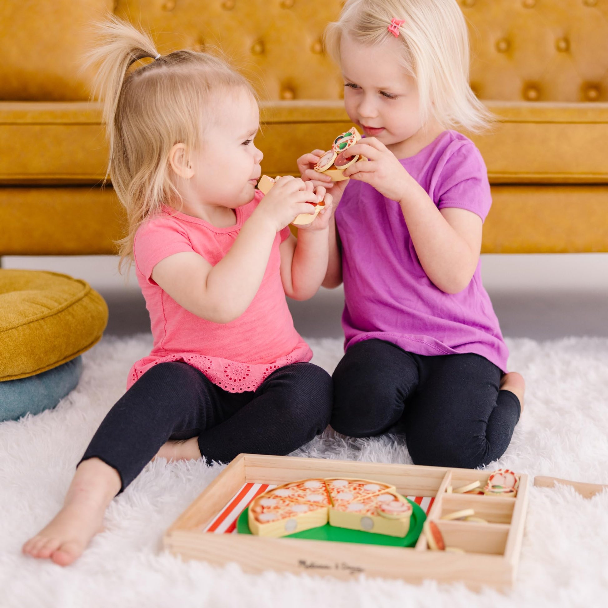 Wood Pizza Play Set
