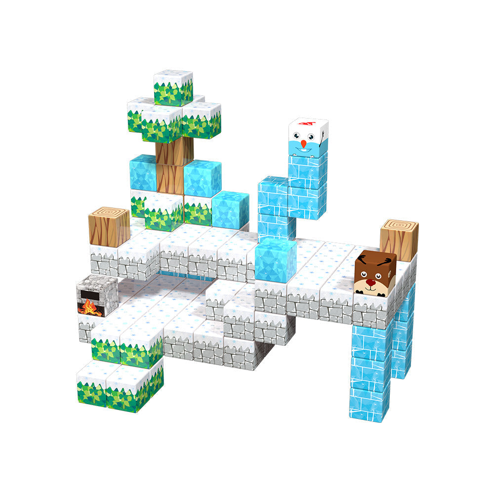 Ice World Magnetic Blocks