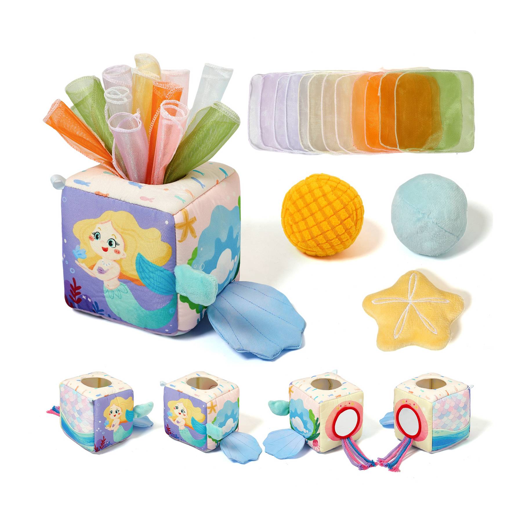 Mermaid Tissue Box Toy