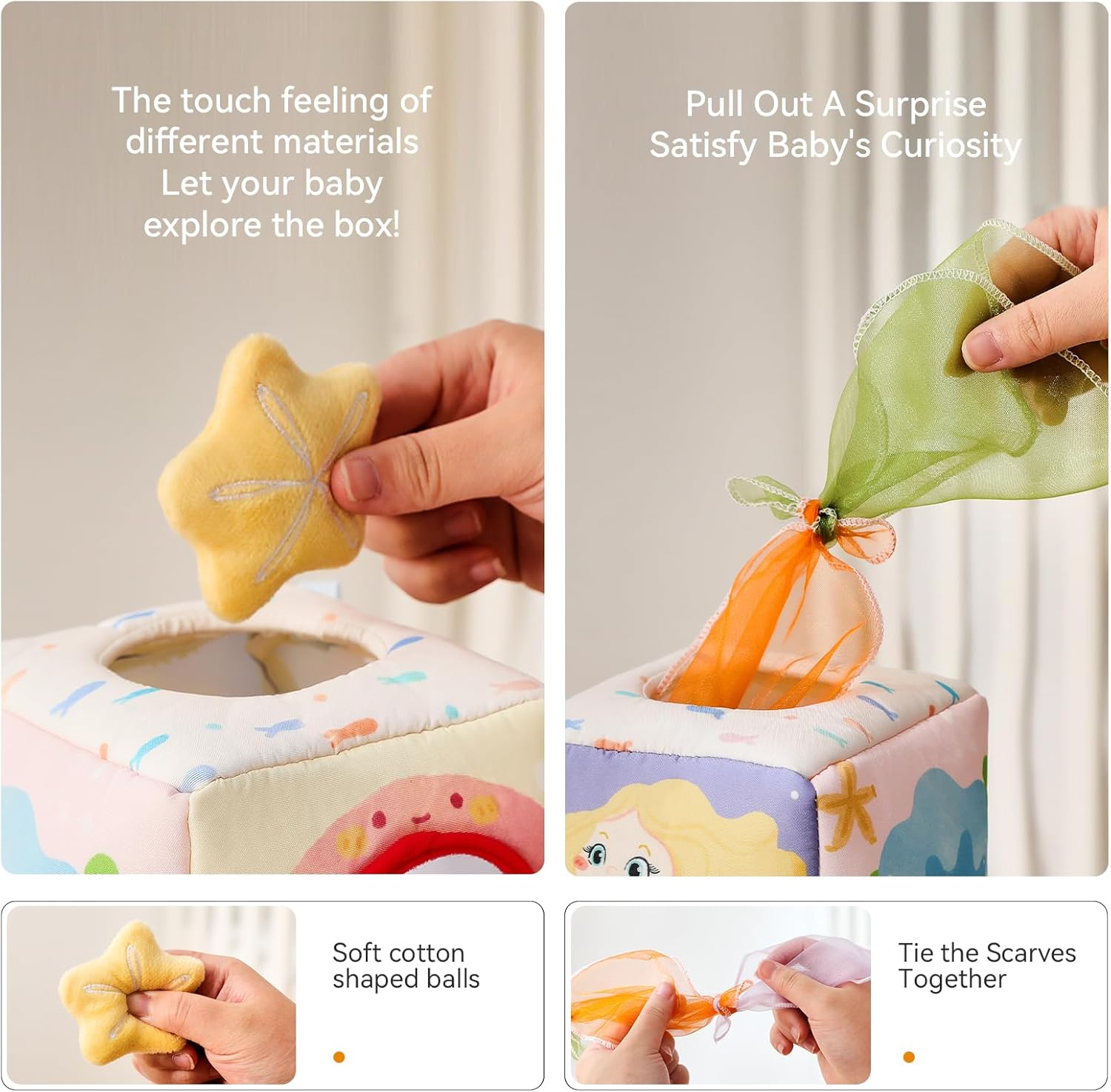 Mermaid Tissue Box Toy