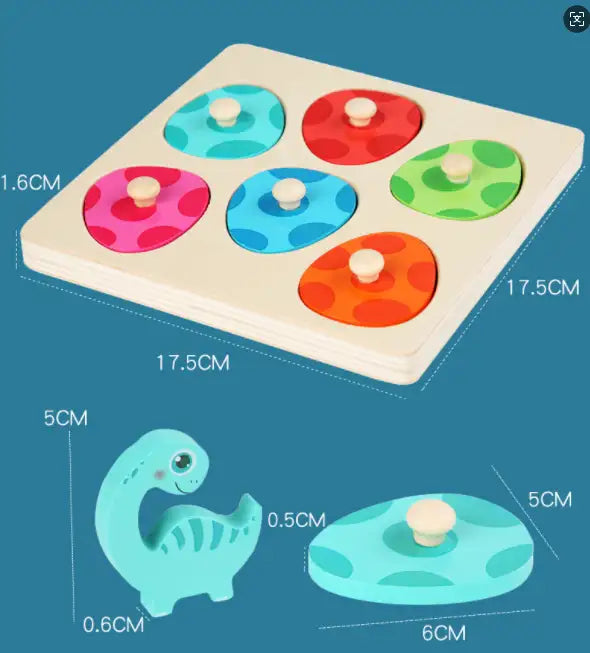 Dino Egg Wood Toy