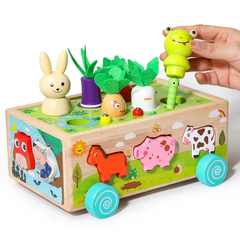 Carrot Peg Wood Toy
