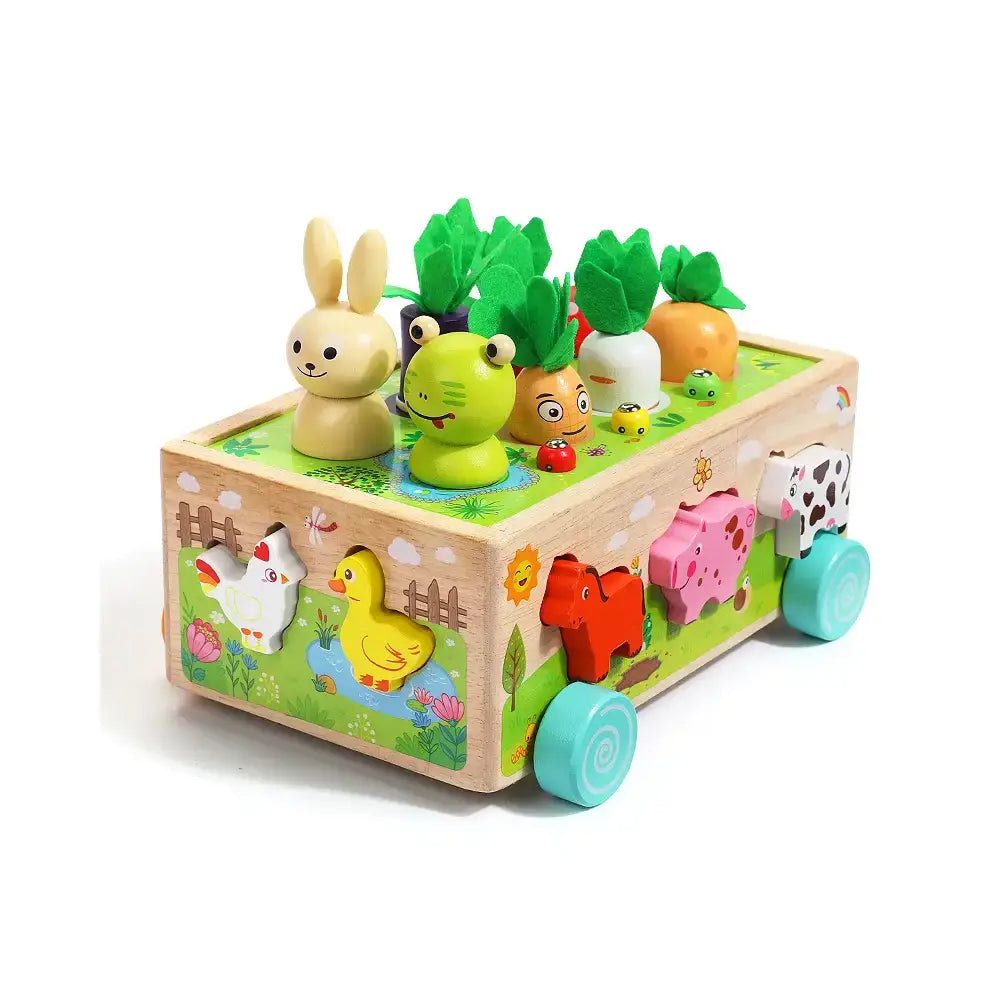 Carrot Peg Wood Toy