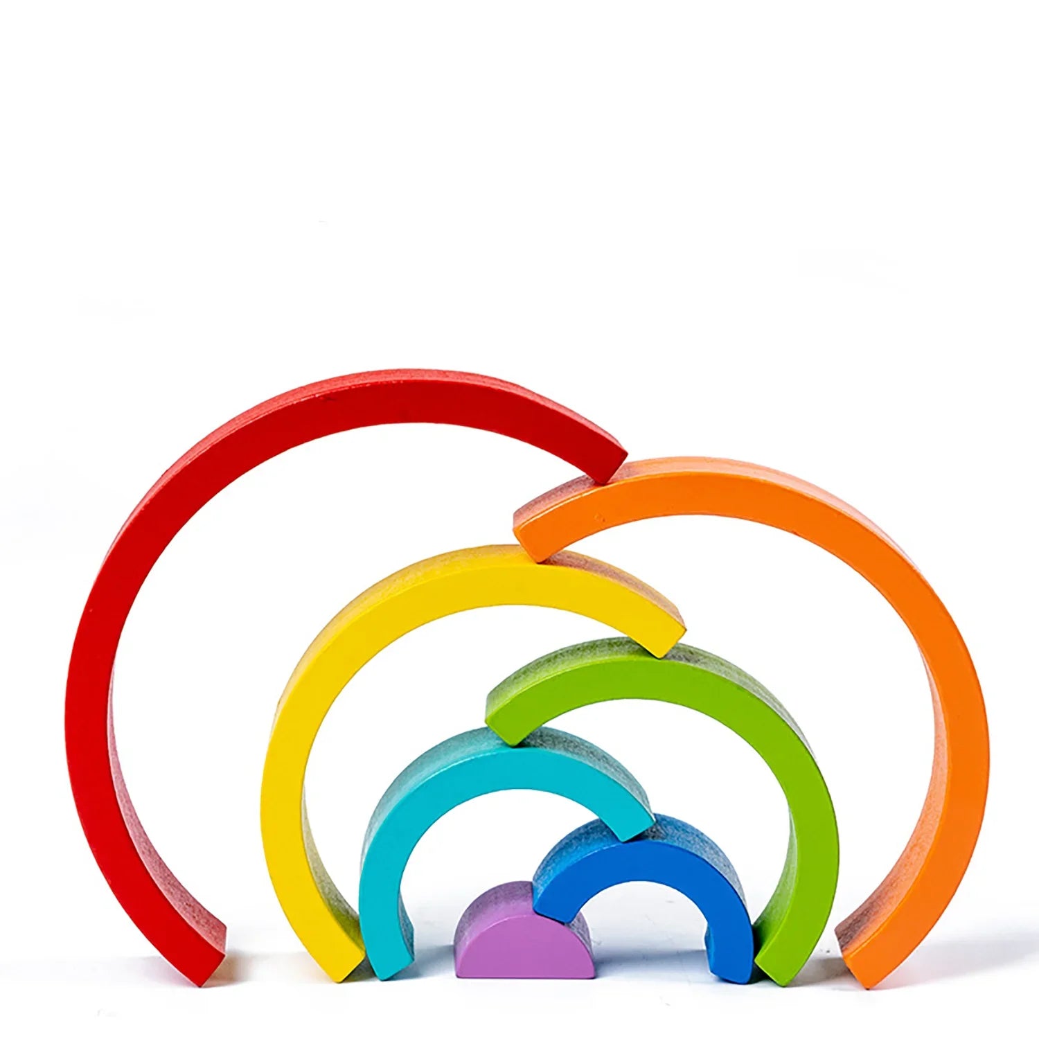 Rainbow Wood Stacker