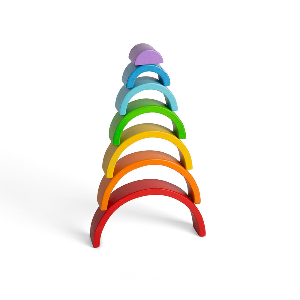 Rainbow Wood Stacker
