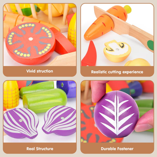 Play Vegetable Cut Set