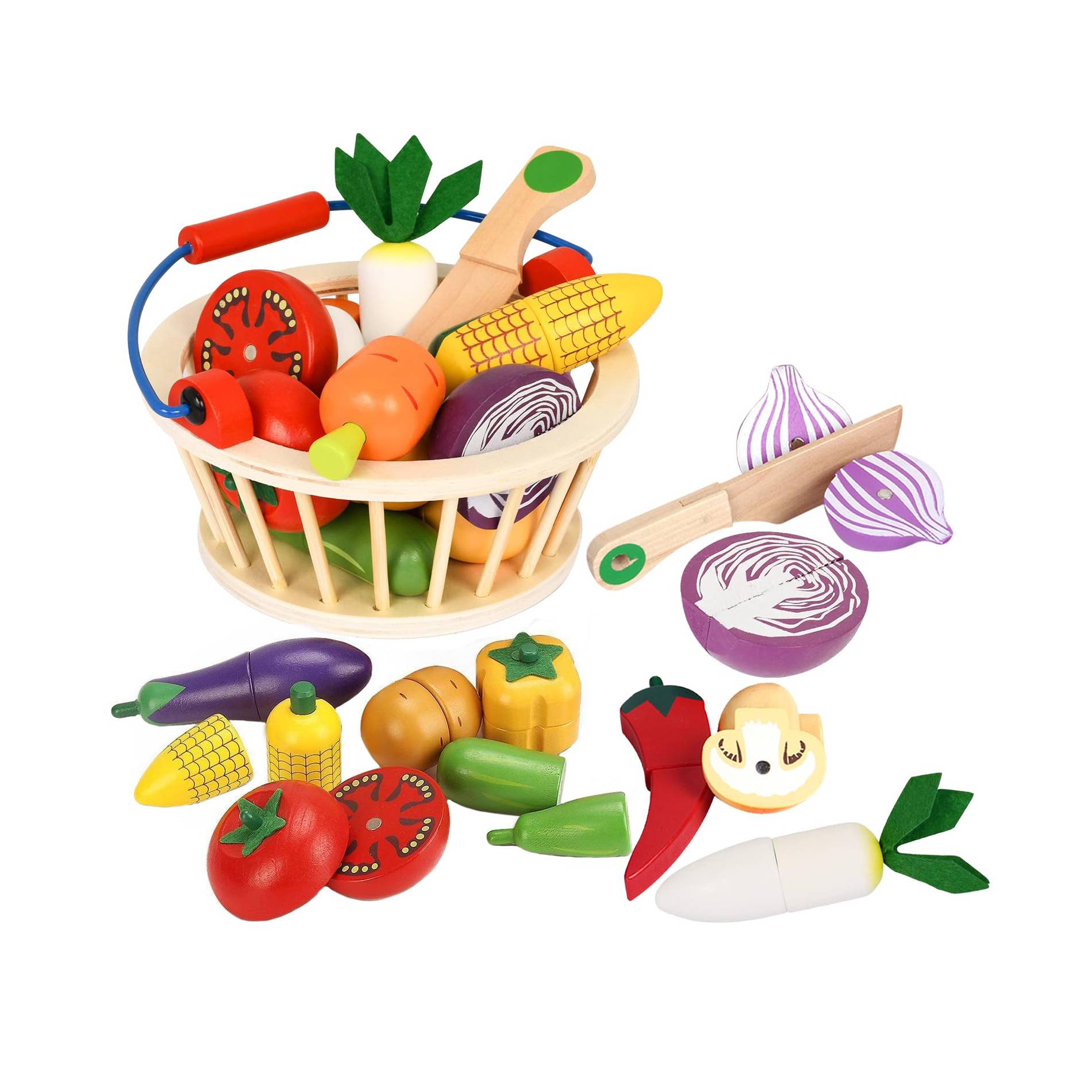 Play Vegetable Cut Set