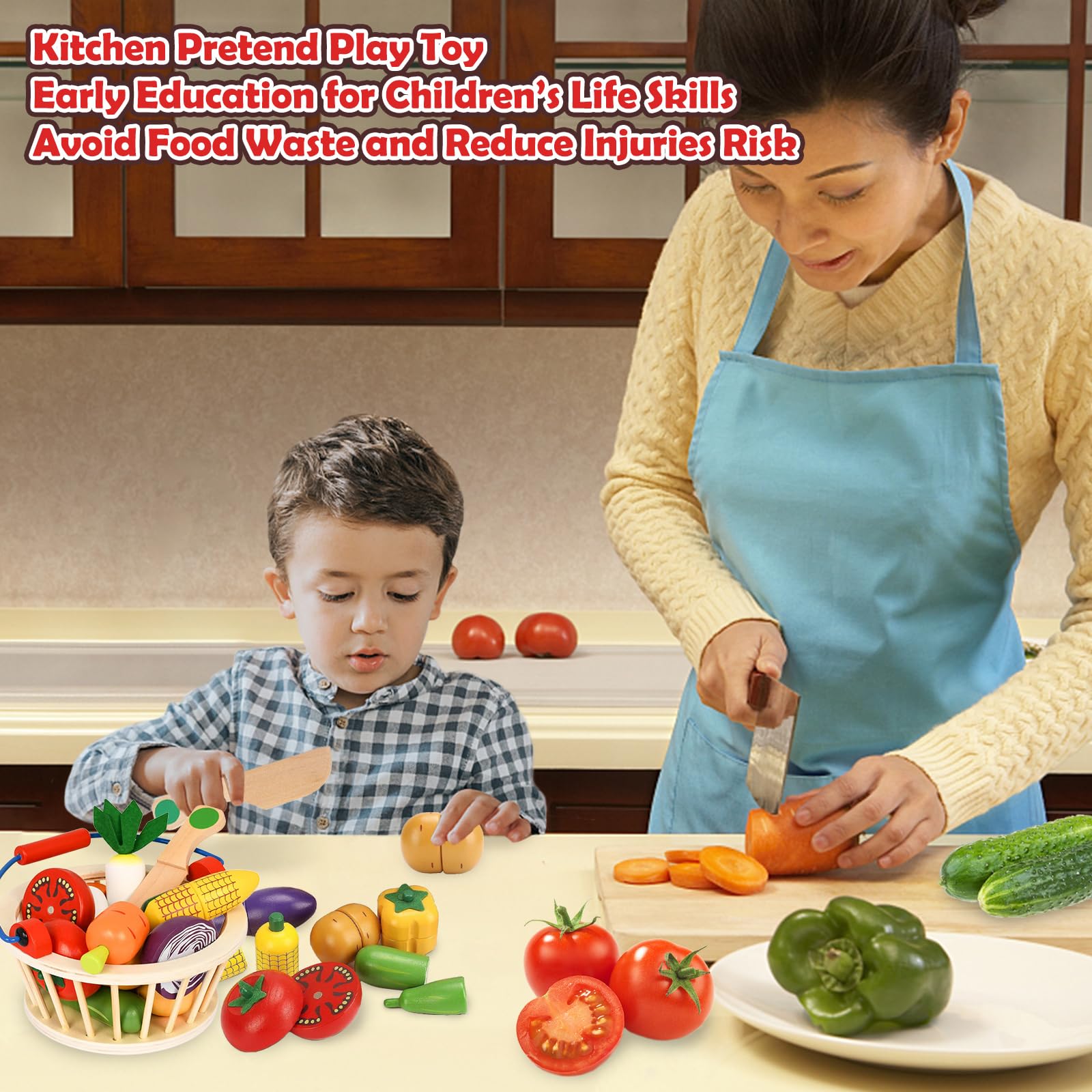 Play Vegetable Cut Set
