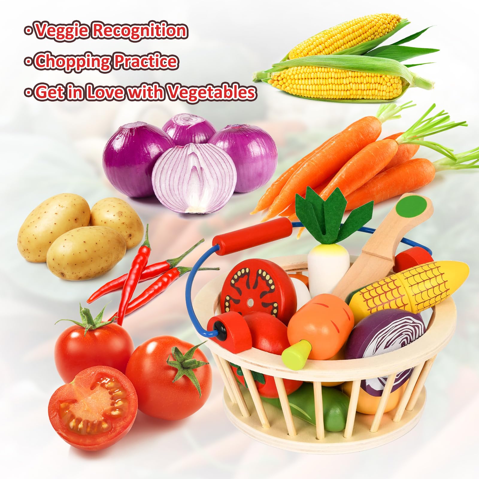 Play Vegetable Cut Set