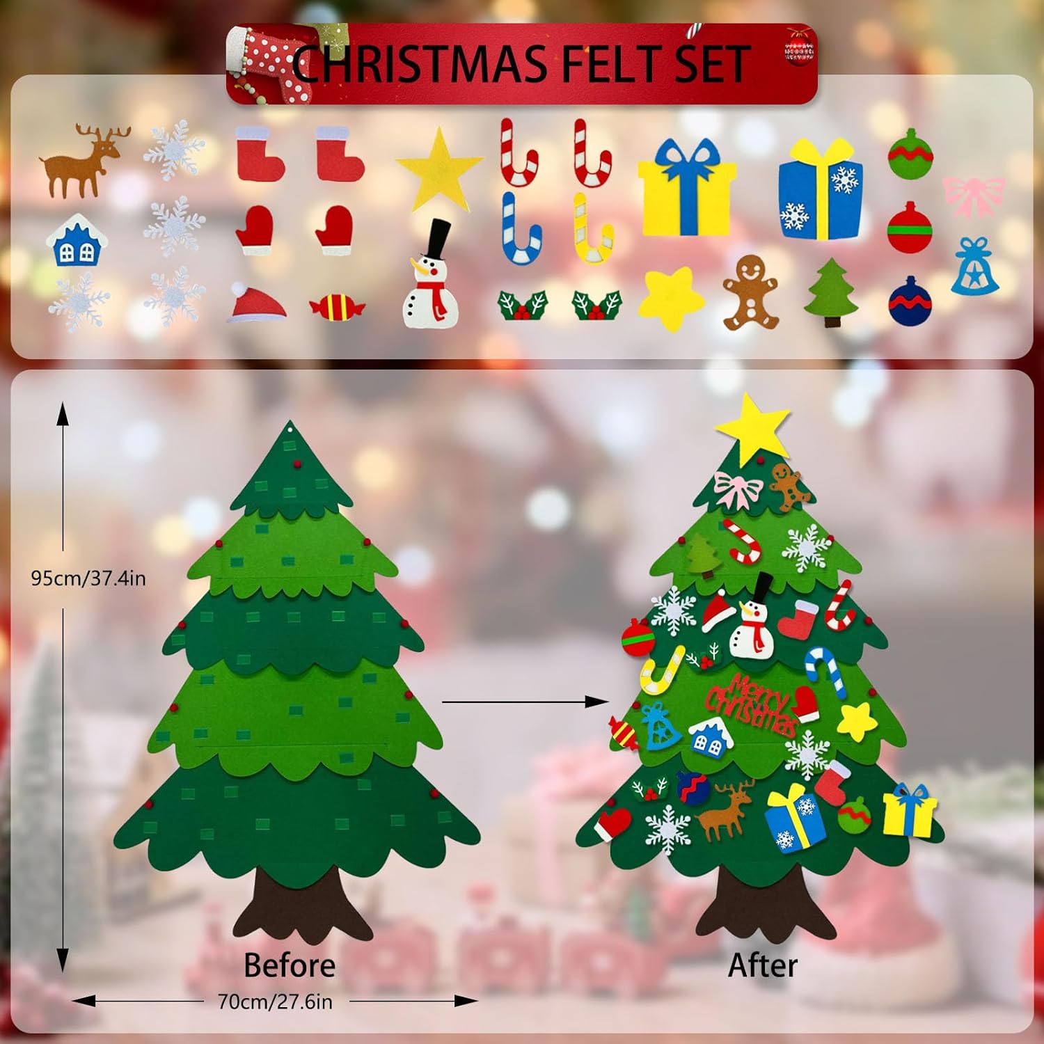 DIY Felt Christmas Tree