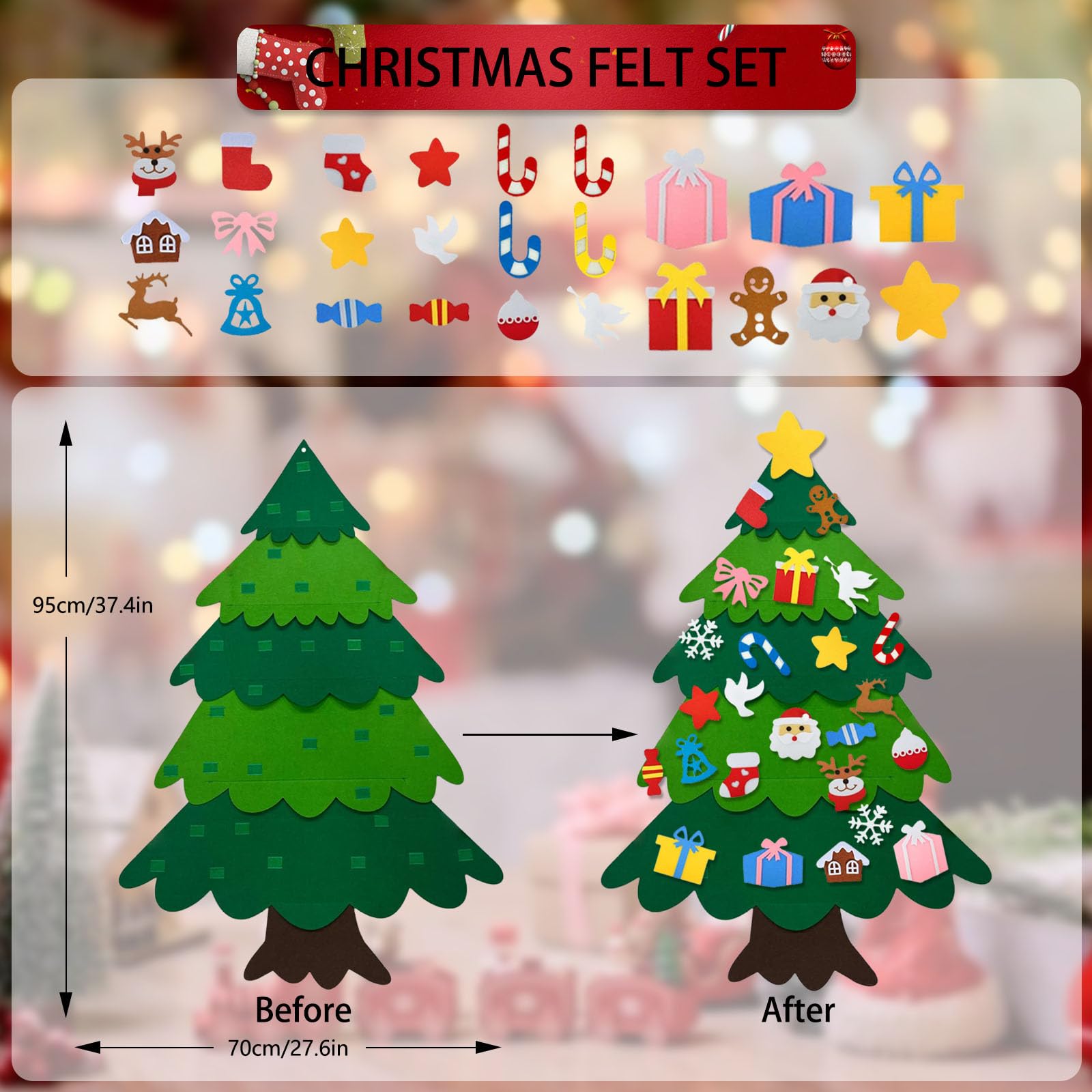 DIY Felt Christmas Tree