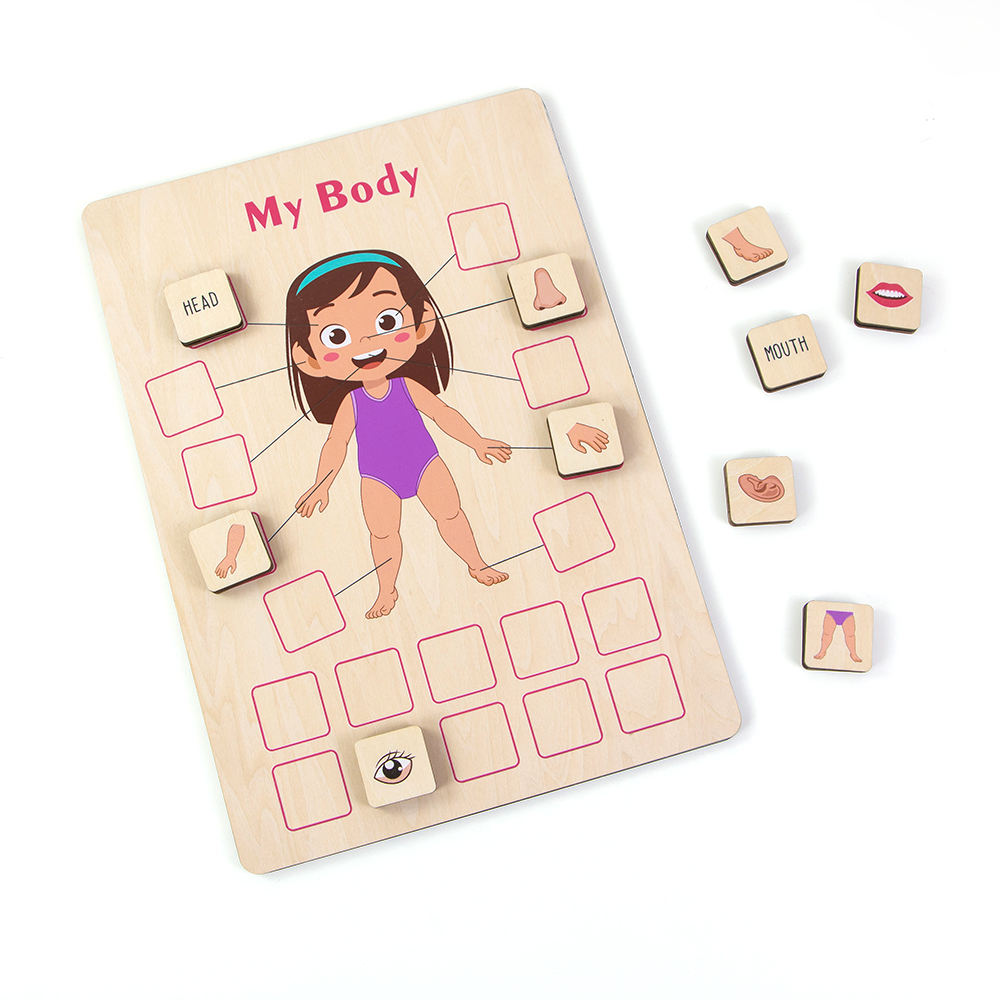 Body Parts Wood Puzzle