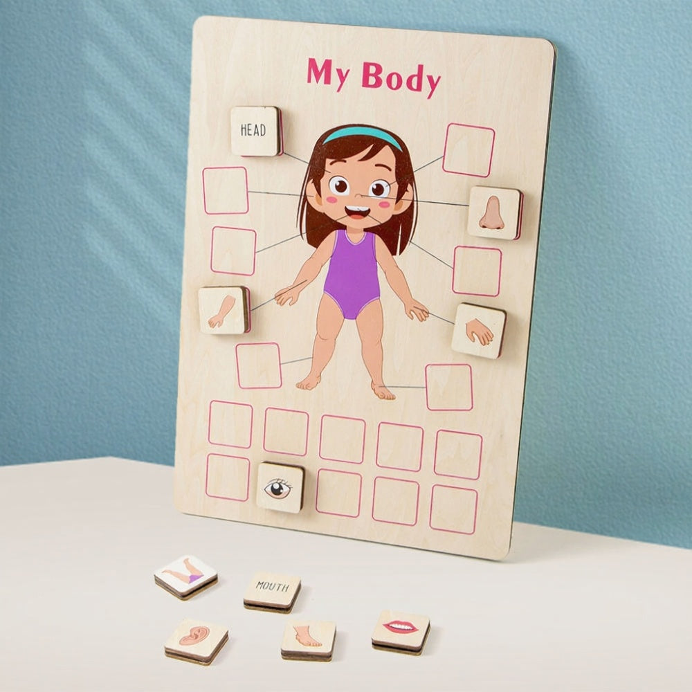 Body Parts Wood Puzzle