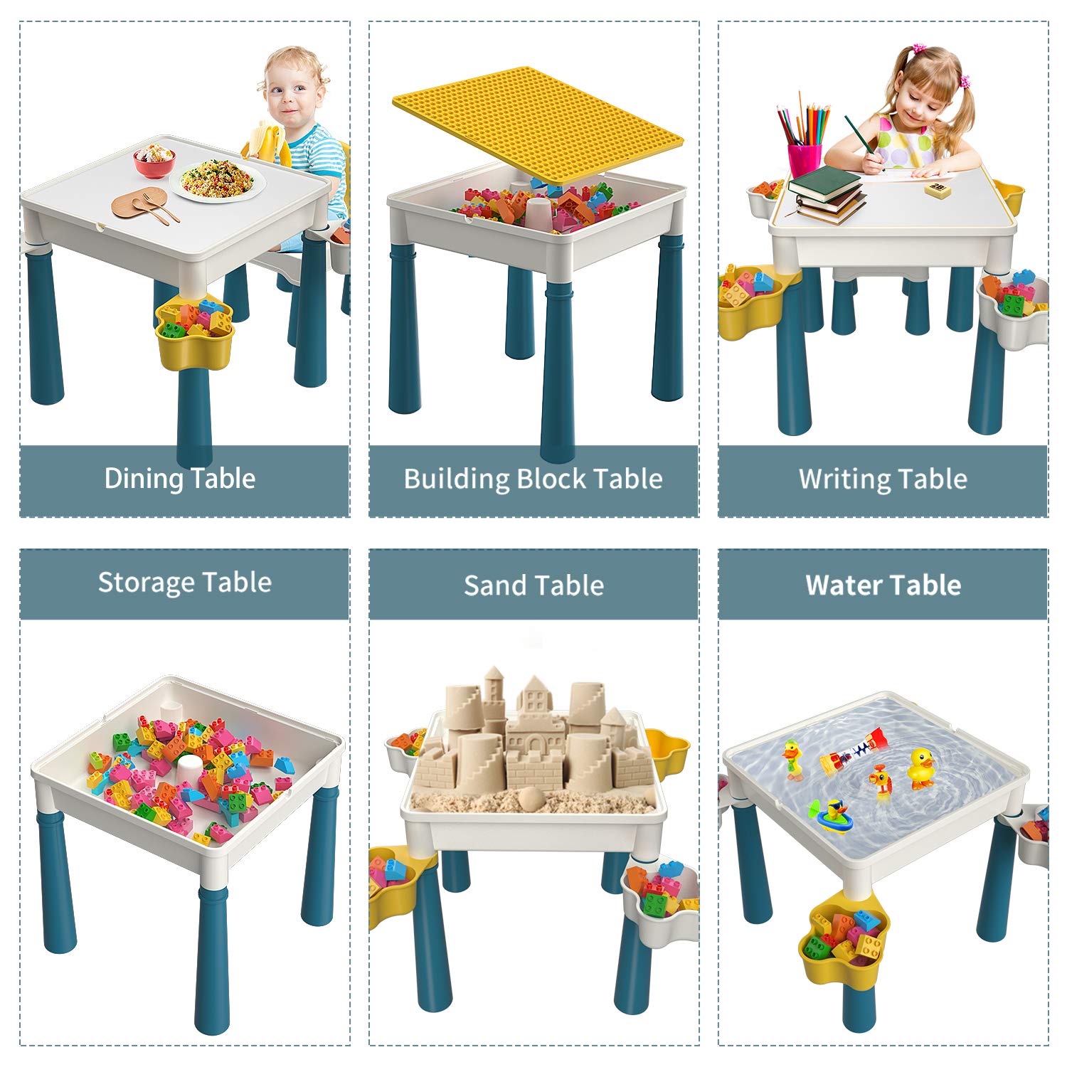 Sand Water Table 5-in-1