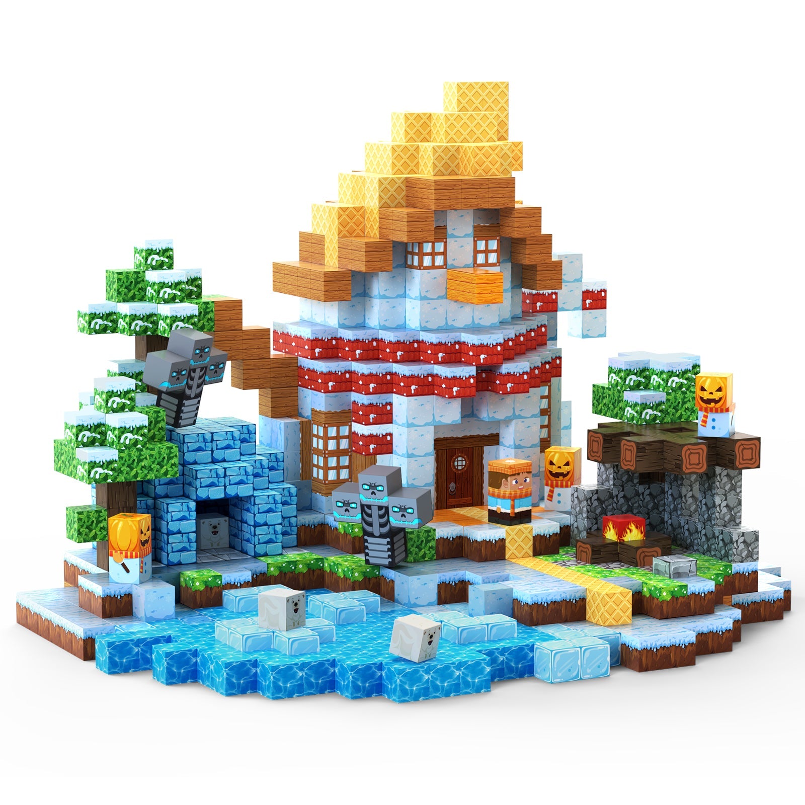 Ice World Magnetic Cubes