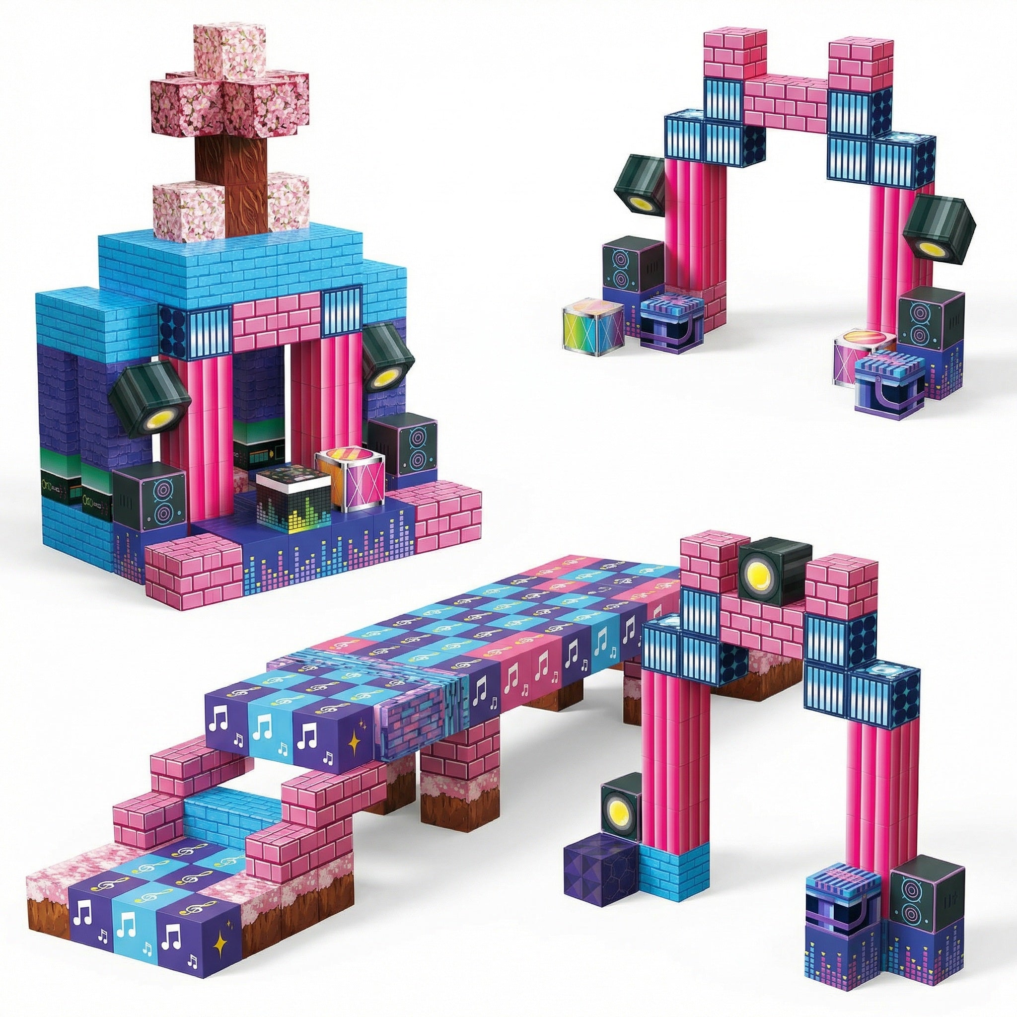 Electric Carnival Magnetic Blocks
