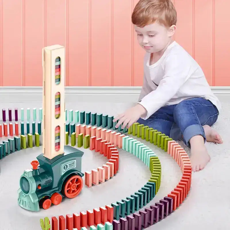 Auto Domino Train Set