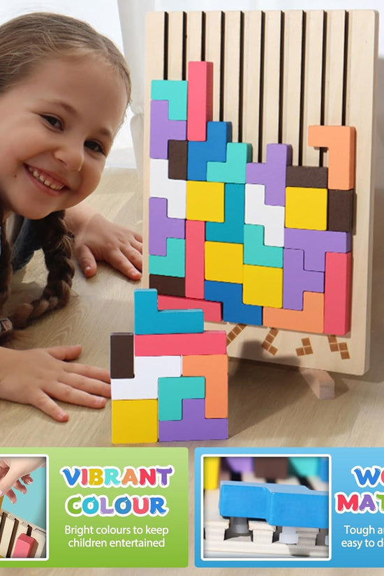 Tetris Wood Puzzle