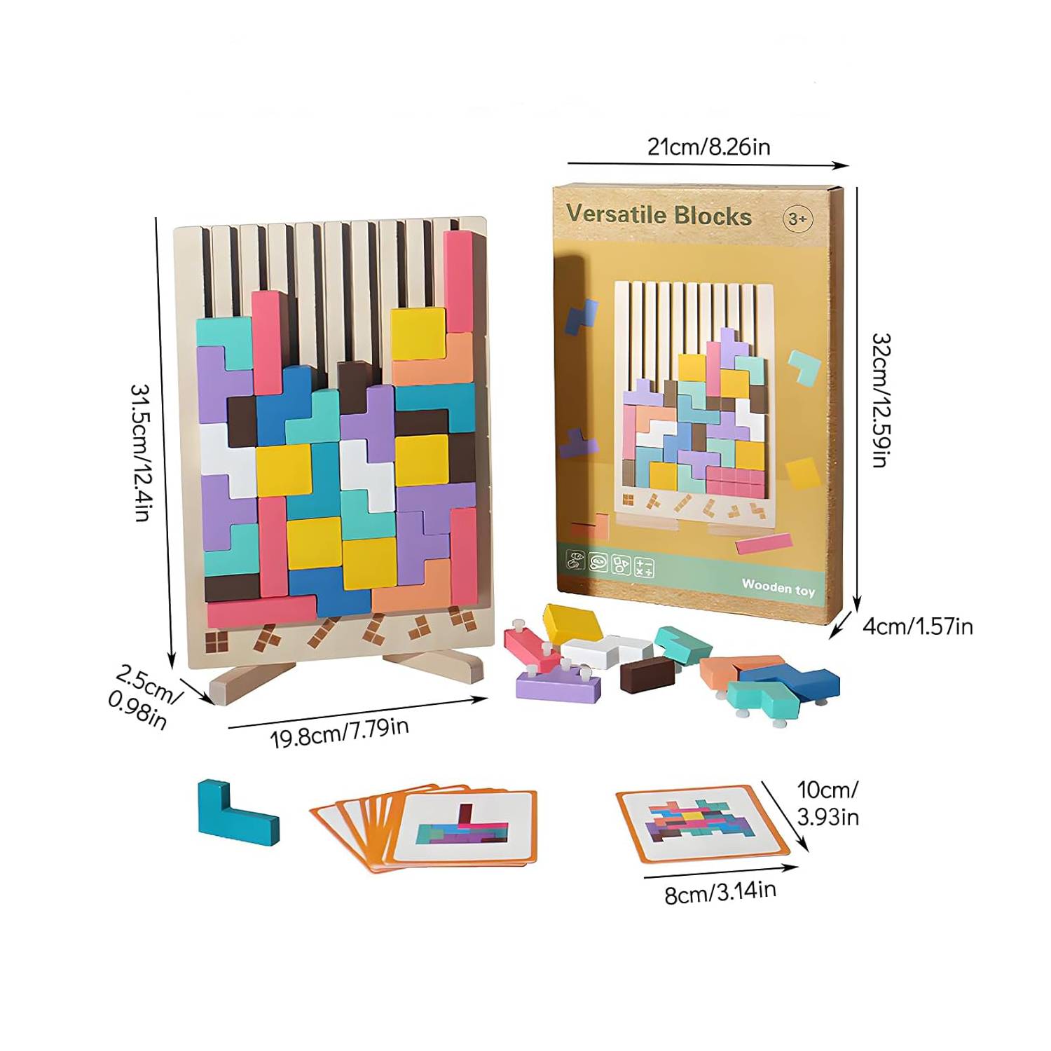 Tetris Wood Puzzle