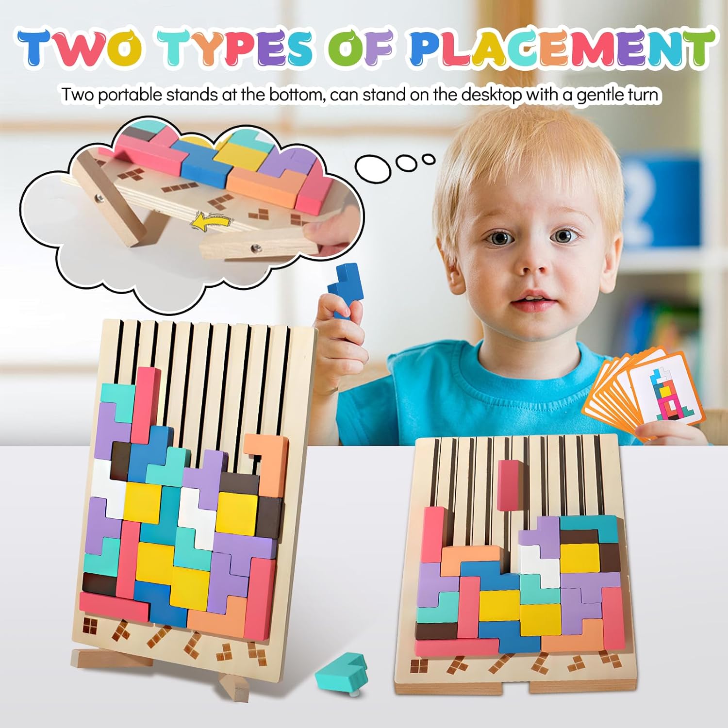 Tetris Wood Puzzle