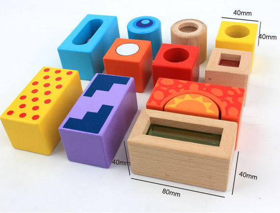 Wood Sound Blocks 12pcs