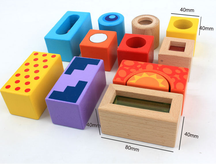 Wood Sound Blocks 12pcs