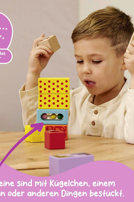 Wood Sound Blocks 12pcs