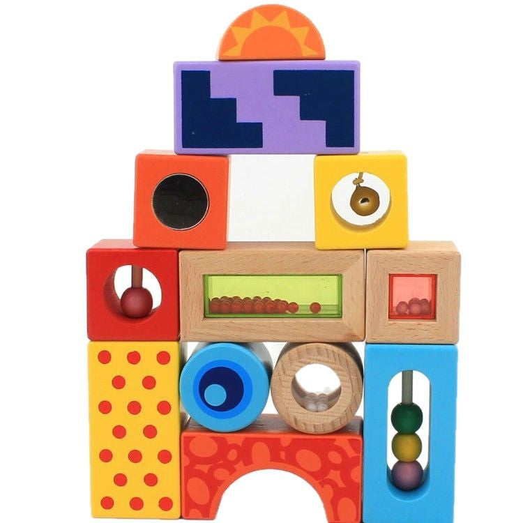 Wood Sound Blocks 12pcs