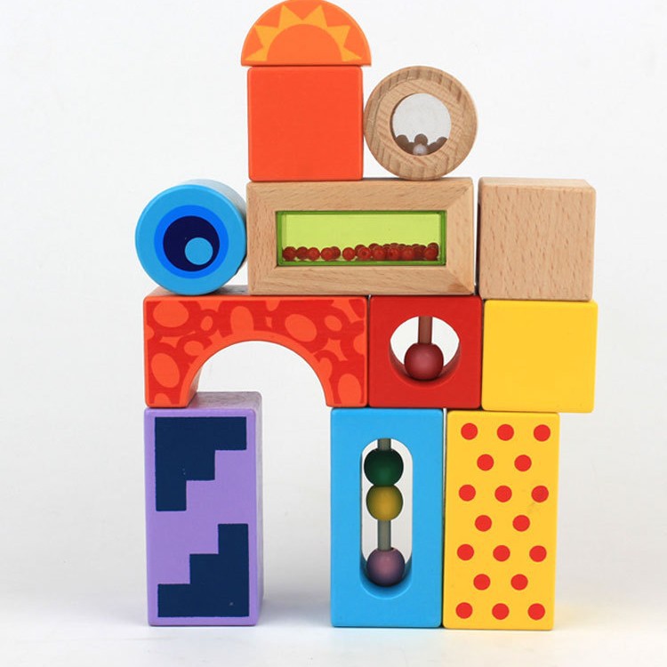 Wood Sound Blocks 12pcs