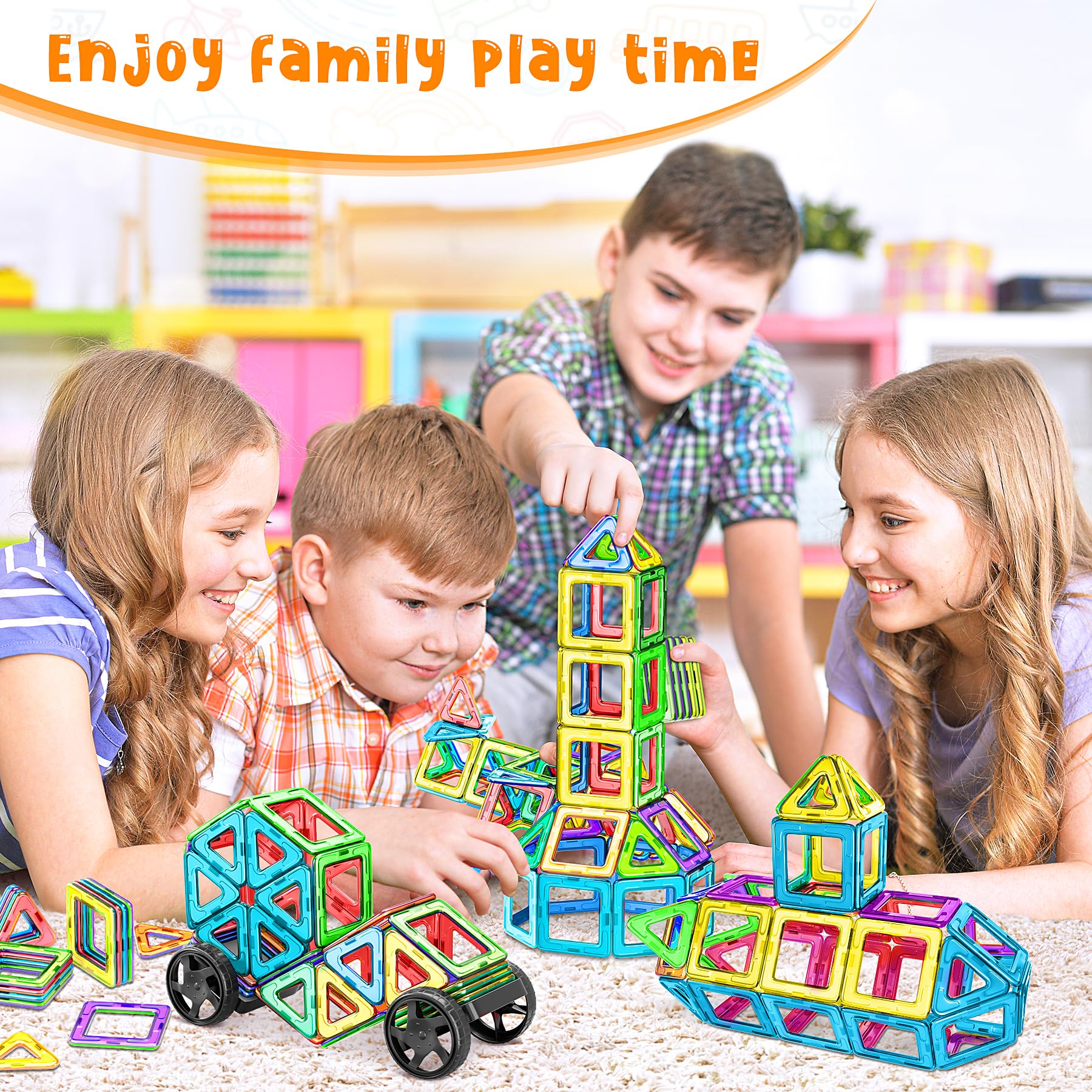 Magnetic Blocks 72pcs