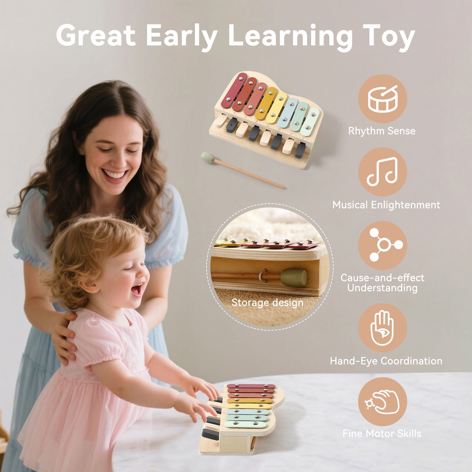 Wood Xylophone Piano