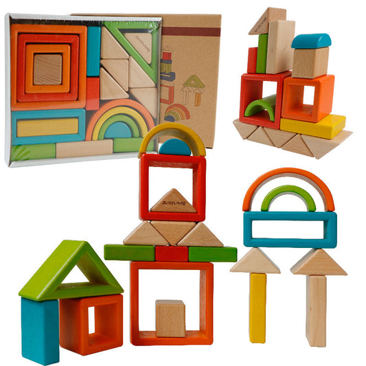 Rainbow Wood Blocks