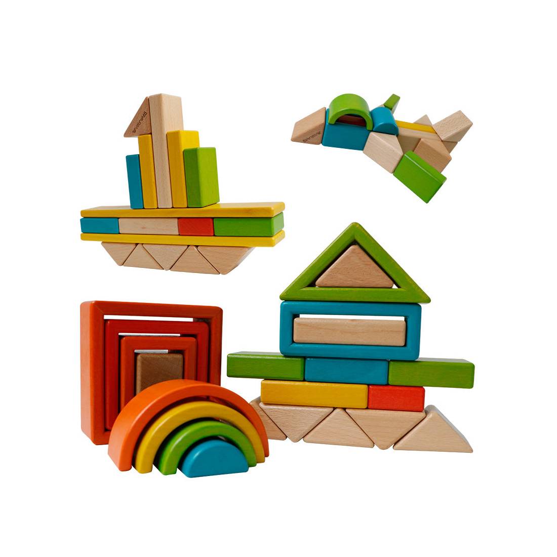 Rainbow Wood Blocks