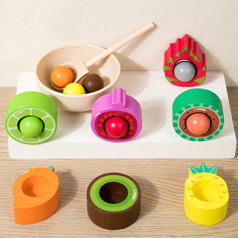 Fruit Sorting Wood Game