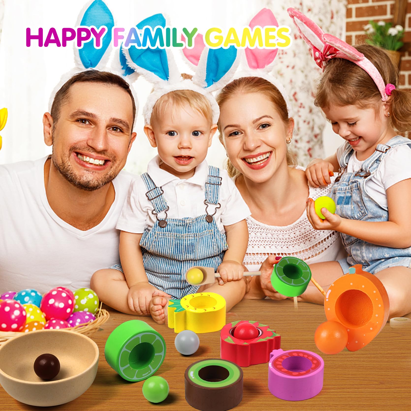 Fruit Sorting Wood Game