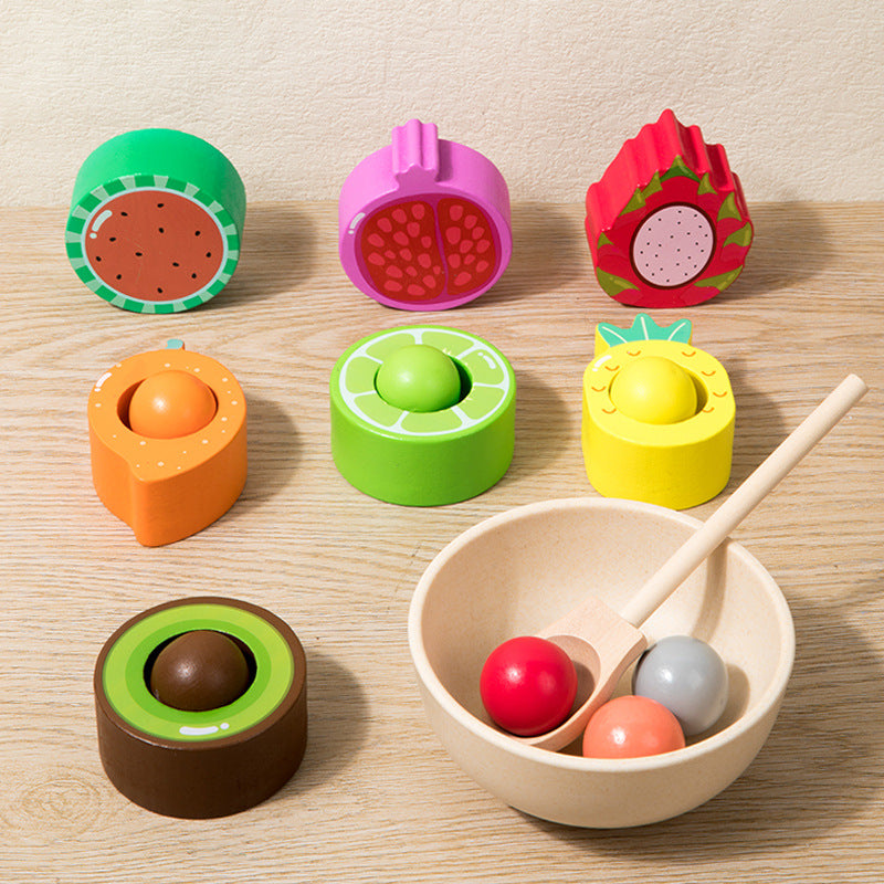 Fruit Sorting Wood Game