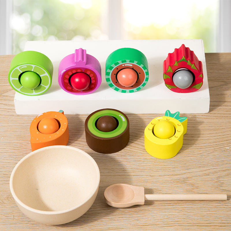 Fruit Sorting Wood Game