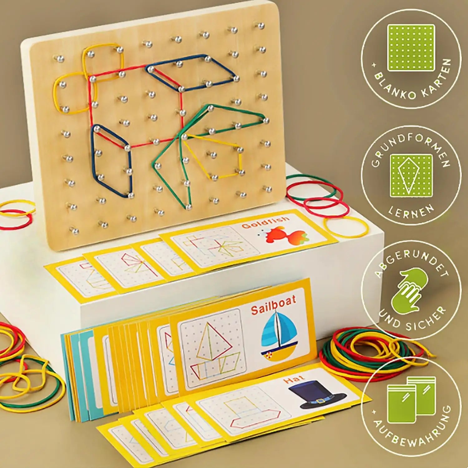 Wood Geoboard