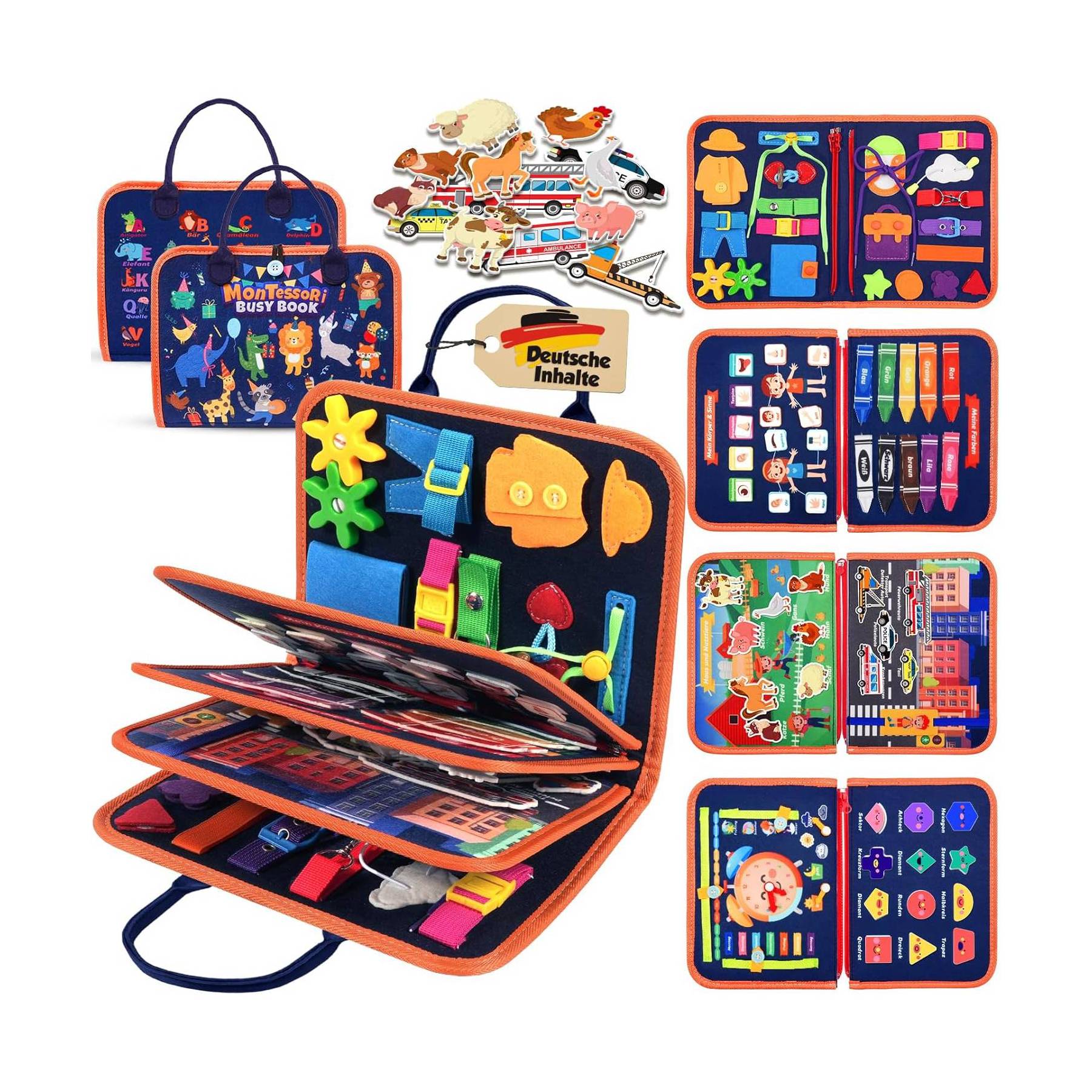 Animal Party Busy Book