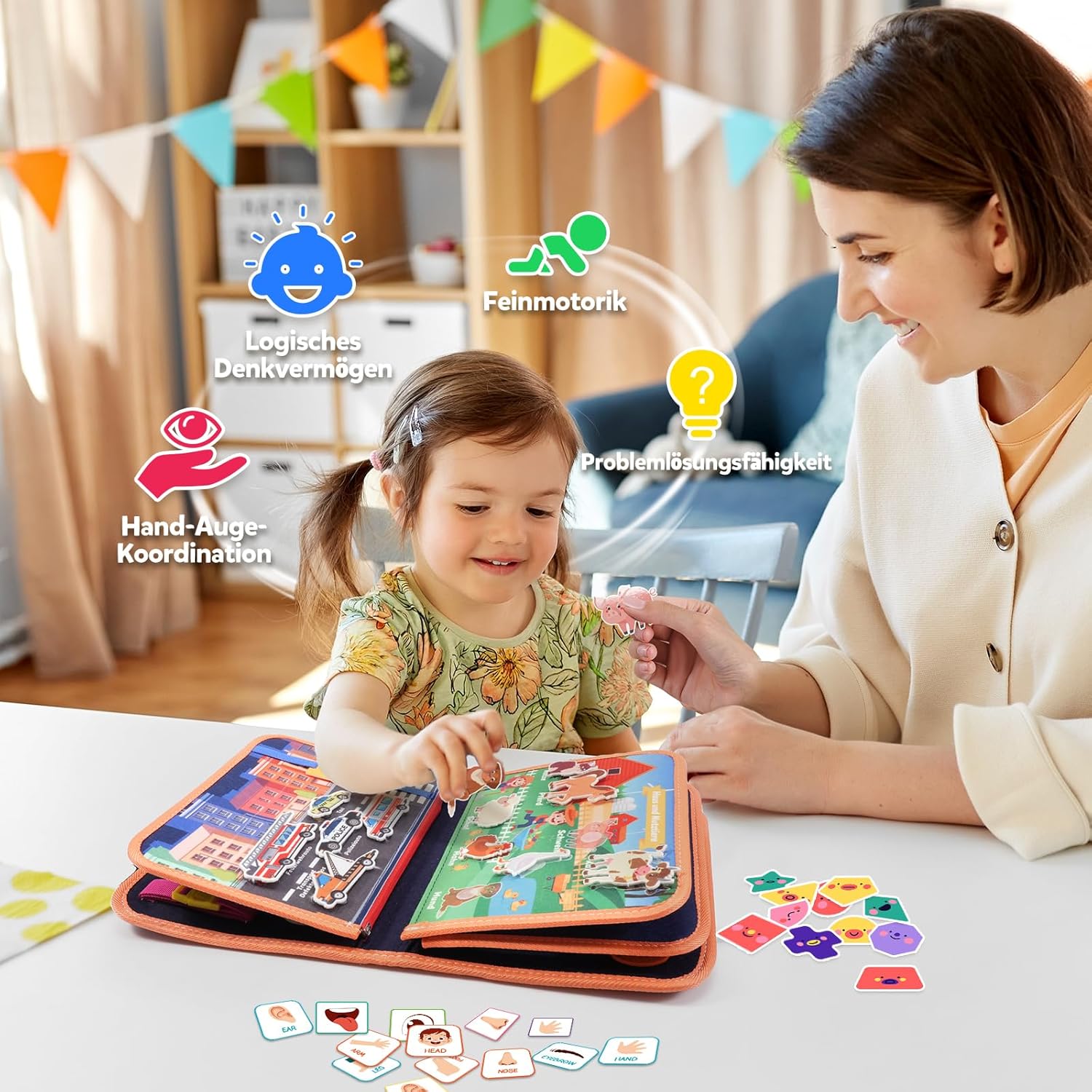 Animal Party Busy Book