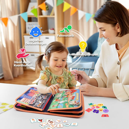 Animal Party Busy Book