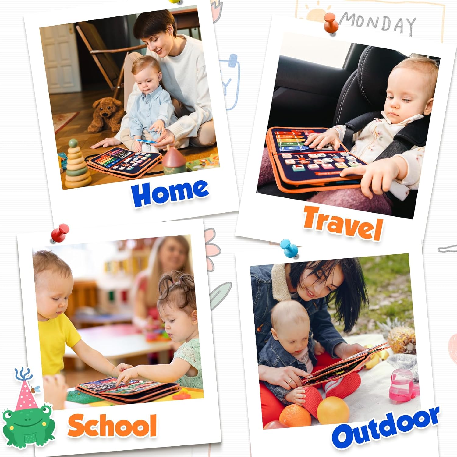 Animal Party Busy Book