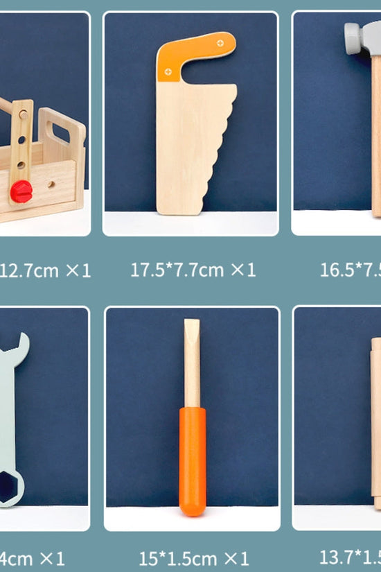 Wood Tool Box Set