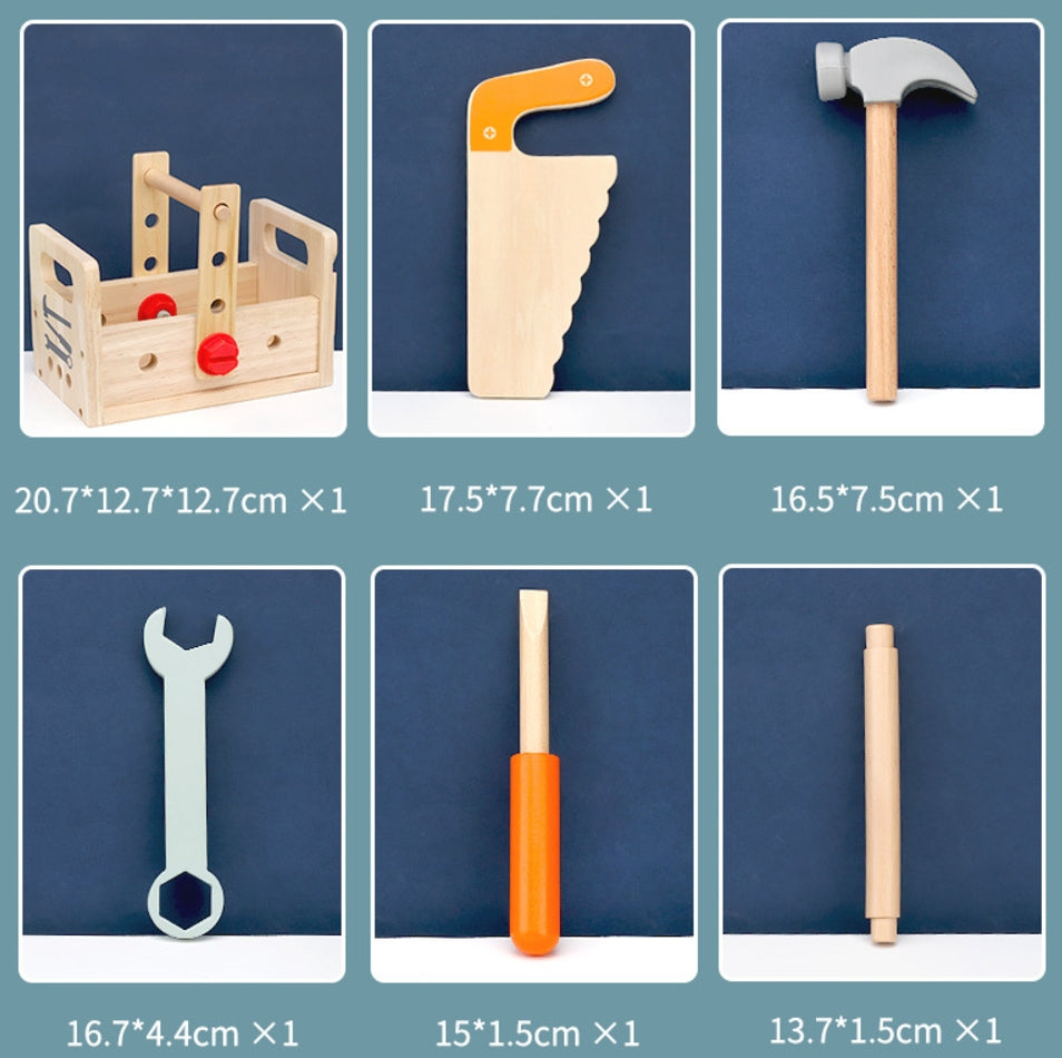 Wood Tool Box Set