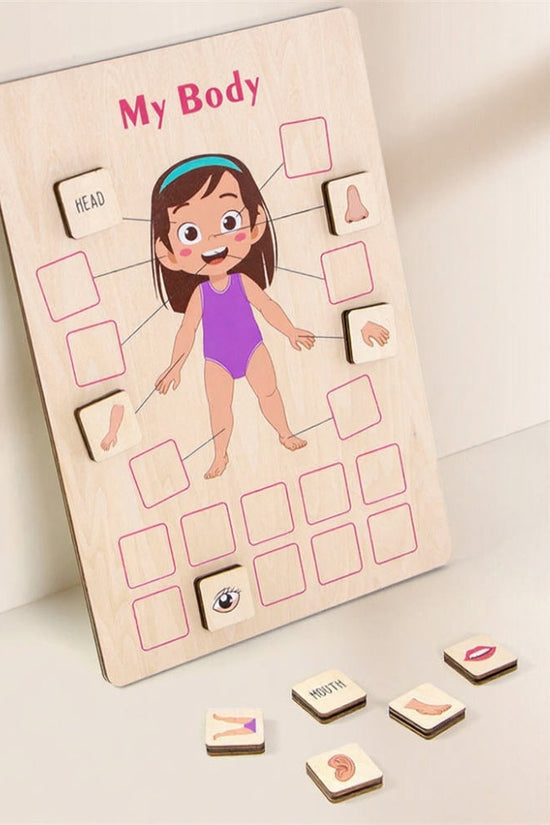 Body Parts Wood Puzzle