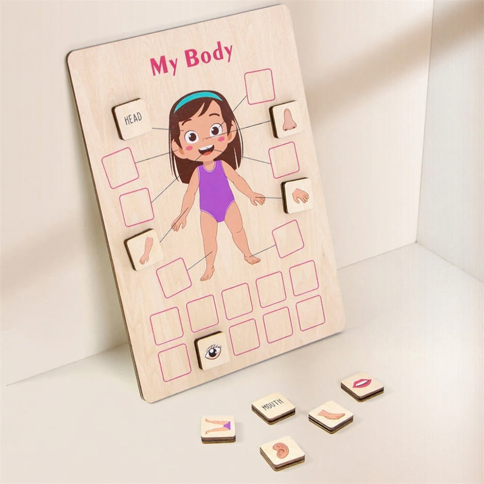 Body Parts Wood Puzzle