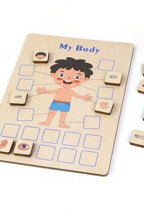 Body Parts Wood Puzzle